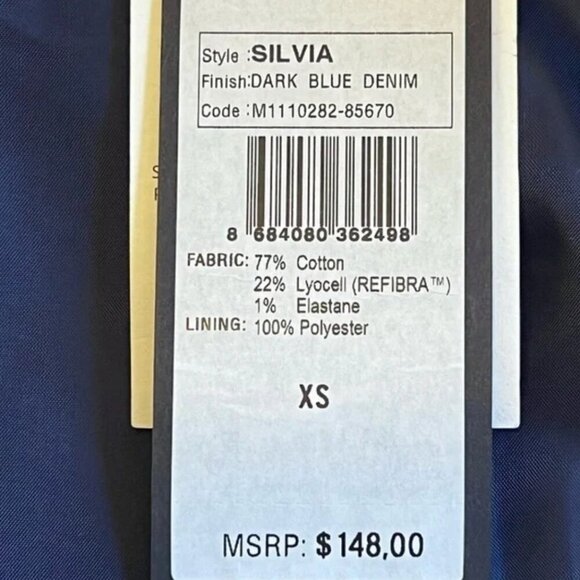 NWT Mavi Silvia Denim Blazer - Picture 8 of 8